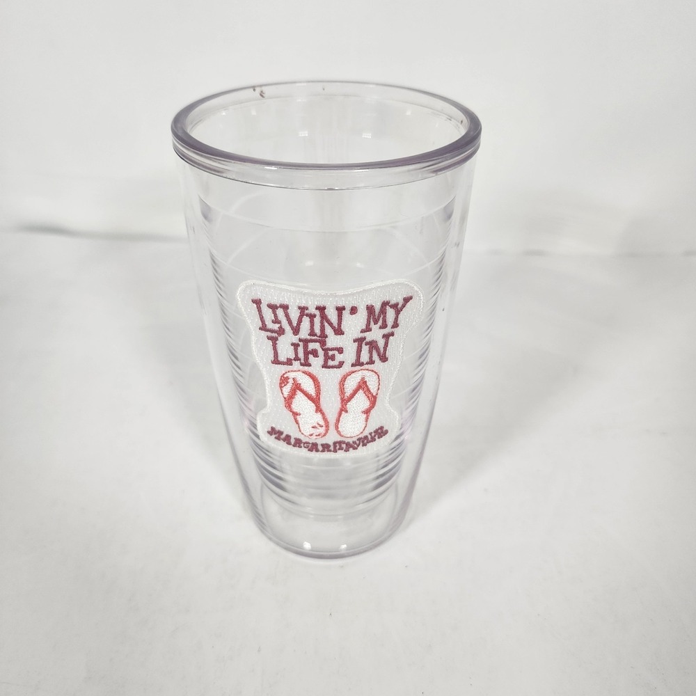 Tervis‎ Margaritaville Livin' My Life In Flip Flops 16 oz Tumbler Cup USA